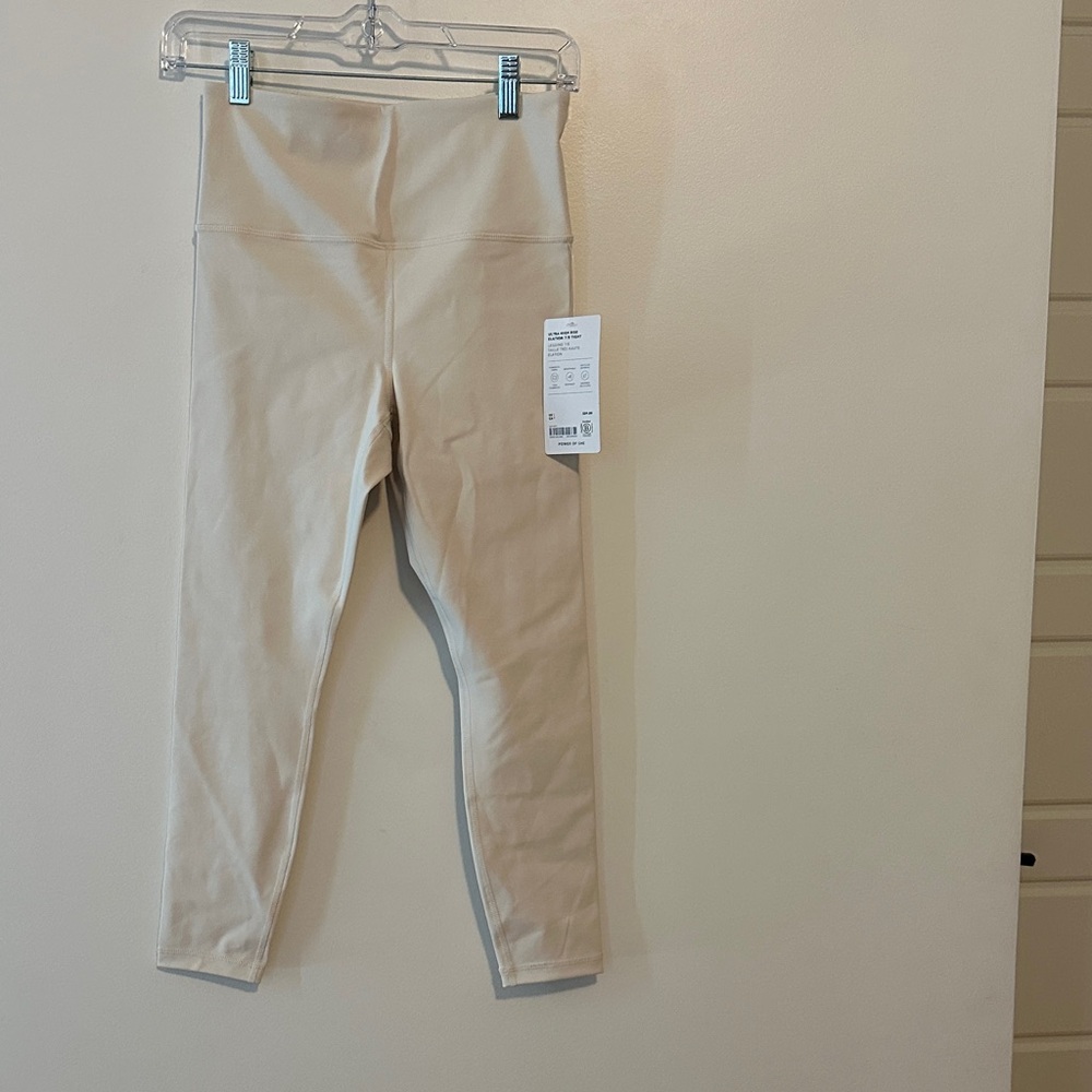 Athleta Cream Leggings